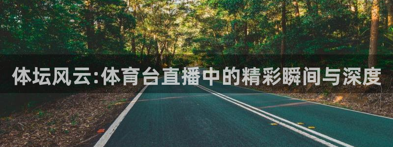24直播看球：体坛风云:体育台直播中的精彩瞬间与深度